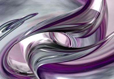 Vlies-Fototapete 10 - 200x140cm, Liquid Climax Kunst Tapete 3D Digital Art Abstrakt S