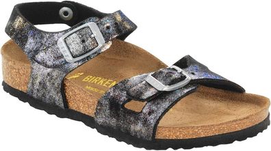 Birkenstock Sandale Fersenriemen Rio Kinder stardust black BF Gr. 24 - 39 831283