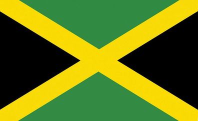 Vlies-Fototapete 1557 - 104x70.5cm, Geographie Tapete Jamaica Flagge Insel Karibik ge