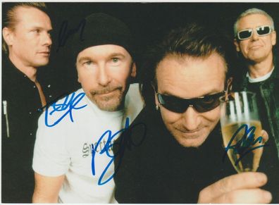 U2 Autogramm (3), 13x18 cm