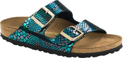 Birkenstock Pantolette Arizona shiny snake black multicolor BF Gr. 35 - 46 1003463