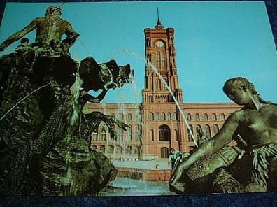 274 AK-Berlin/ Neptunbrunnen und Rathaus