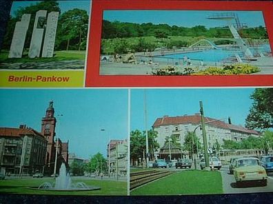 320/ AK-Berlin-Pankow-Freibad, Johannes R Becher Straße