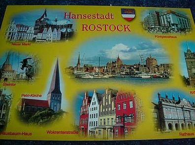 413/ Ansichtskarte- Hansestadt Rostock