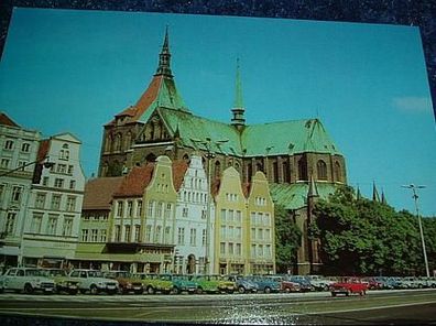 420/ Ansichtskarte- Rostock-Ernst Thälmann Platz