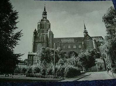 431/ Ansichtskarte- Stralsund-Marienkirche