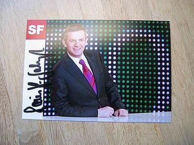 SF Fernsehmoderator Rainer Maria Salzgeber - Autogramm!