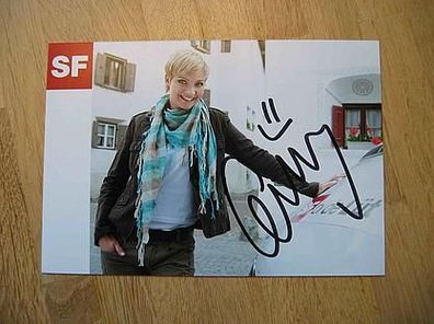 SF Fernsehmoderatorin Conny Brügger - Autogramm!