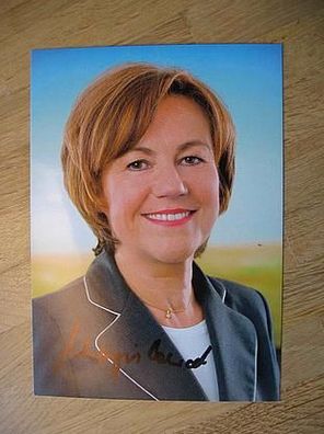 Rheinland-Pfalz Ministerin SPD Margit Conrad - handsigniertes Autogramm!!!