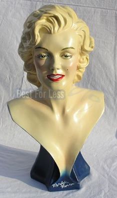 Marilyn Monroe Büste Figur Statue Skulptur Aufstellfigur Deko Dekoration Fan