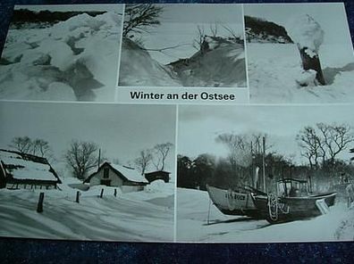 463/ AK-Winter an der Ostsee