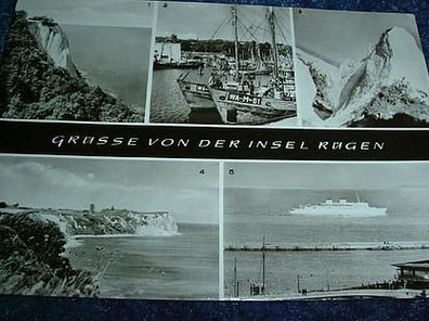 472/ Ansichtskarte-Grüsse von der Insel Rügen