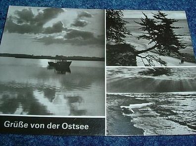 490/ Ansichtskarte-Grüße von der Ostsee