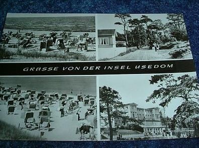 493/ Ansichtskarte-Grüsse von der Insel Usedom