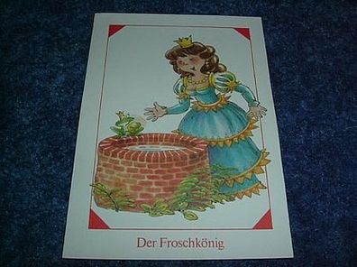 606/ Postkarte-Der Froschkönig