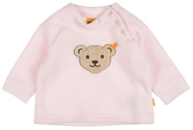 STEIFF® Fleece Sweatshirt Pullover "Quietsch Bär" Rosa