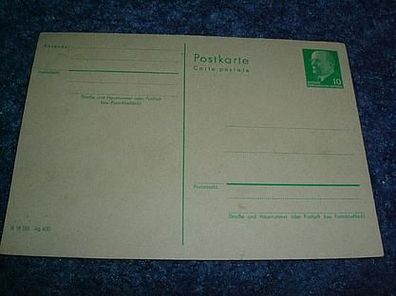 616/ Postkarte-DDR mit Marke Walter Ulbricht