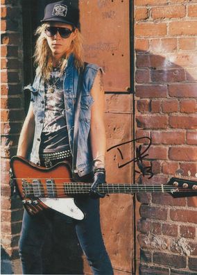 Duff MCKagan Autogramm Großfoto Guns N´ Roses