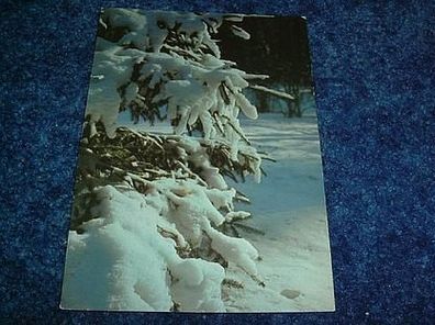 700/ Postkarte mit Weihnachtsmotiv-DDR Produkt