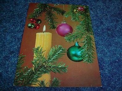 712/ Postkarte mit Weihnachtsmotiv