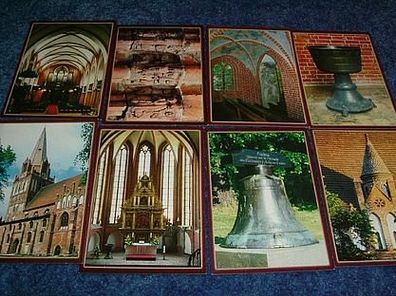 8 Ansichtskarten ----Maria Magdalenen Kirche Eberswalde