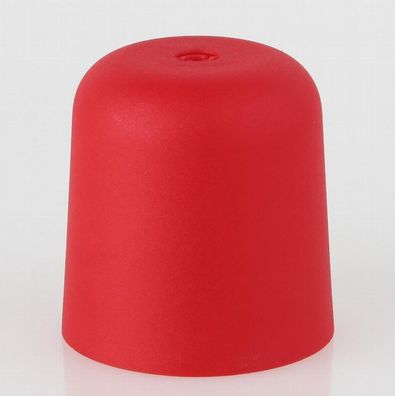 Lampen Baldachin 65x65mm Kunststoff rot Zylinderform