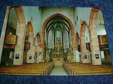 907/ Ansichtskarte-Evang. Stiftskirche Wertheim