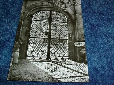 925/ Ansichtskarte-Freiberg Dom-Tür zum Domfriedhof