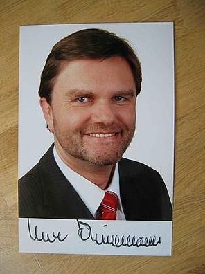 Niedersachsen Minister Uwe Schünemann hands. Autogramm!
