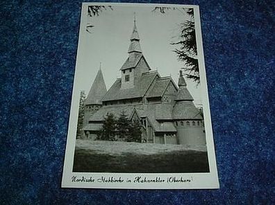 965/ Ansichtskarte-Nordische Stabkirche in Hahnenklee