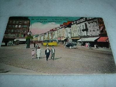 sehr alte Ansichtskarte aus Le Havre-ungelaufen