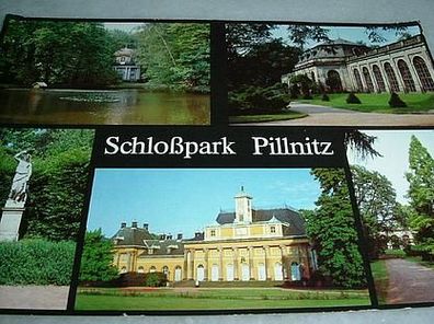 1045/ Ansichtskarte-Dresden-Schlossgarten Pillnitz