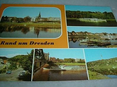 1046/ Ansichtskarte-Rund um Dresden