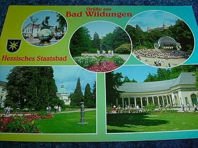 1155/ Ansichtskarte-Bad Wildungen-Hessisches Staatsbad