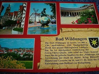 1161/ Ansichtskarte-Bad Wildungen-Hessisches Staatsbad