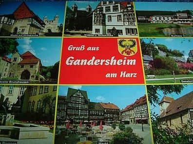 1171/ Ansichtskarte-Gruß aus Gandersheim am Harz