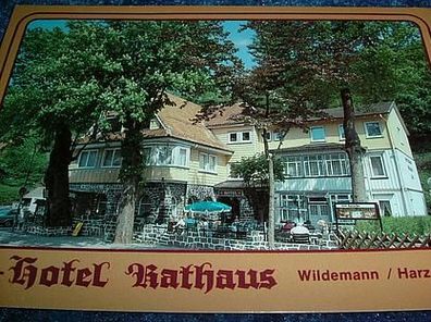 1172/ Ansichtskarte-Hotel Rathaus Wildemann/ Harz