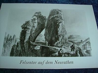 1287 / Ansichtskarte-Sächs. Schweiz-Felsentor