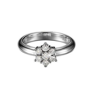 Esprit Damen Ring Silber Zirkonia Prelude ESRG91485A1