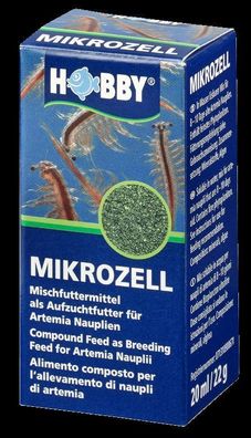 Hobby Mikrozell Aufzucht-Futter für Artemia 20 ml/22 g
