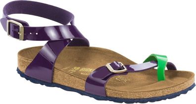 Birkenstock Zehensteg Sandale Yara BFLA tropical green lilac Gr. 35 - 43 1004057