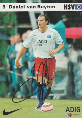 Daniel van Buyten Autogramm HSV Saison 2004/2005