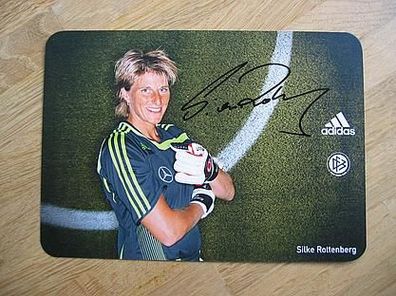 DFB Fußballnationalspielerin Silke Rottenberg Autogramm