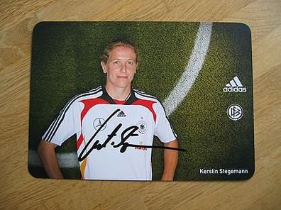 DFB Nationalmannschaft Kerstin Stegemann - handsigniertes Autogramm!!!