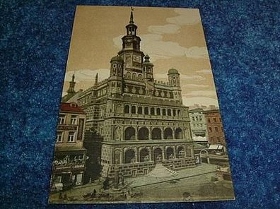 1331/ Ansichtskarte-Rathaus zu Posen