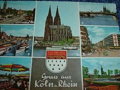 1355/ Ansichtskarte-Gruss aus Köln am Rhein