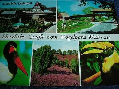 1374/ Ansichtskarte-Vogelpark Walsrode