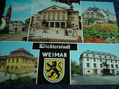 1386/ Ansichtskarte-Dichterstadt Weimar