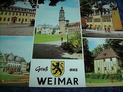 1394/ Ansichtskarte-Gruß aus Weimar