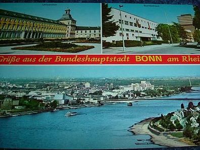 1412/ Ansichtskarte-Grüße aus der Bundeshauptstadt Bonn